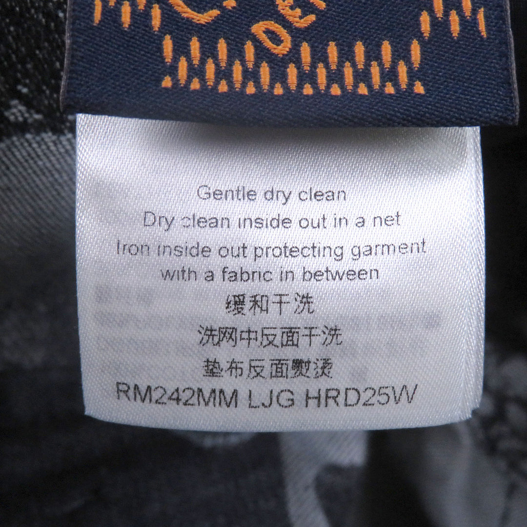 Excellent LOUIS VUITTON Shorts Jacquard denim shorts