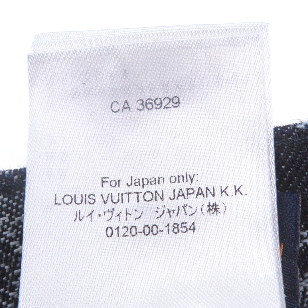 Excellent LOUIS VUITTON Shorts Jacquard denim shorts