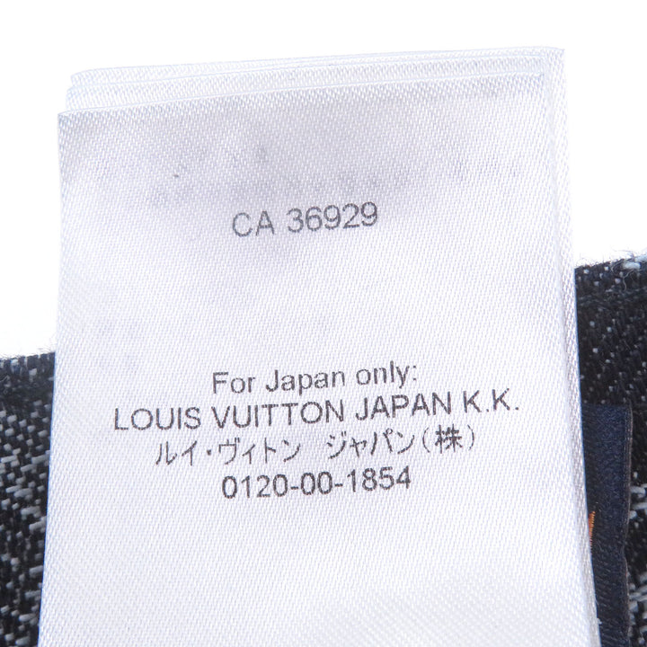 Excellent LOUIS VUITTON Shorts Jacquard denim shorts