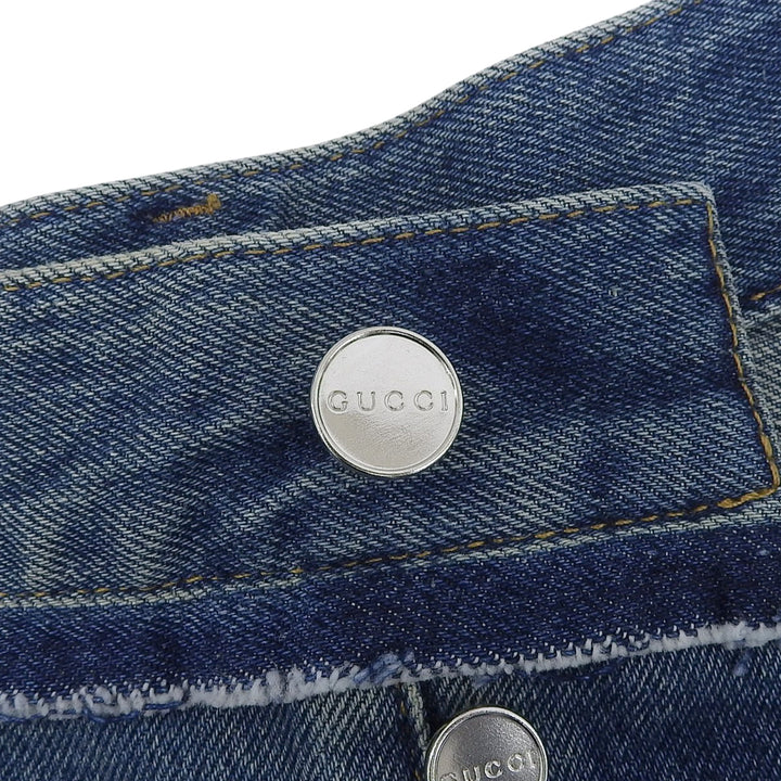 Excellent GUCCI Denim pants Indigo blue cotton mens 36 785760