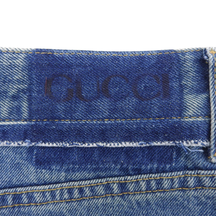 Excellent GUCCI Denim pants Indigo blue cotton mens 36 785760
