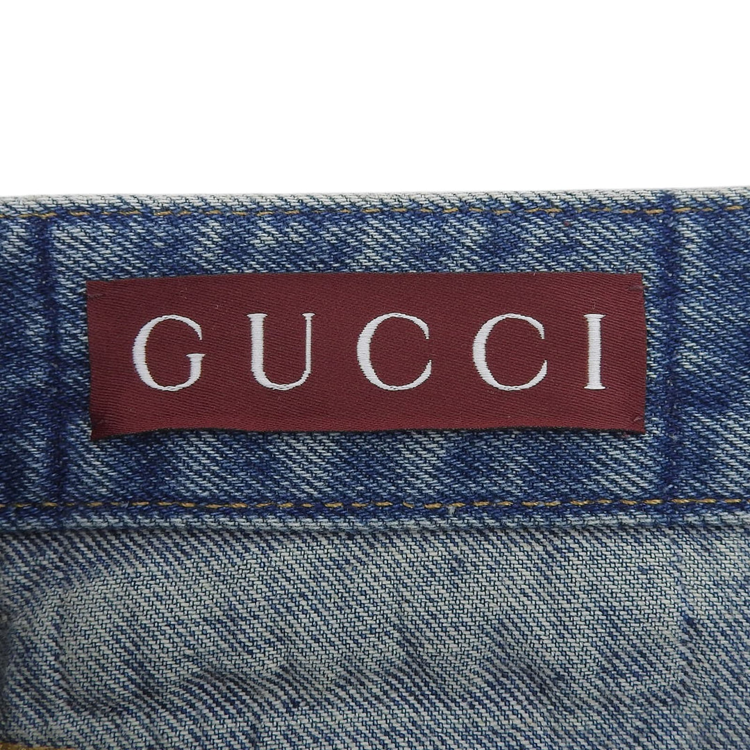 Excellent GUCCI Denim pants Indigo blue cotton mens 36 785760