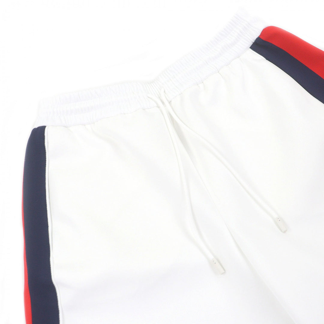 Excellent GUCCI Shorts Neoprene logo and web stripes white