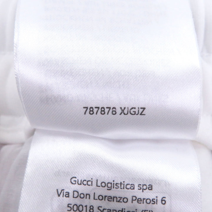 Excellent GUCCI Shorts Neoprene logo and web stripes white