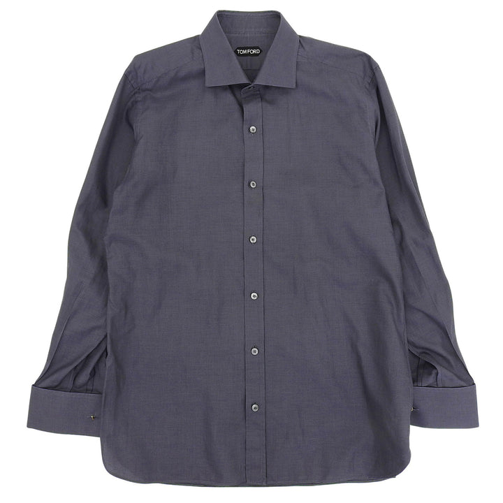 Great TOM FORD Long sleeve shirt gray cotton mens 43