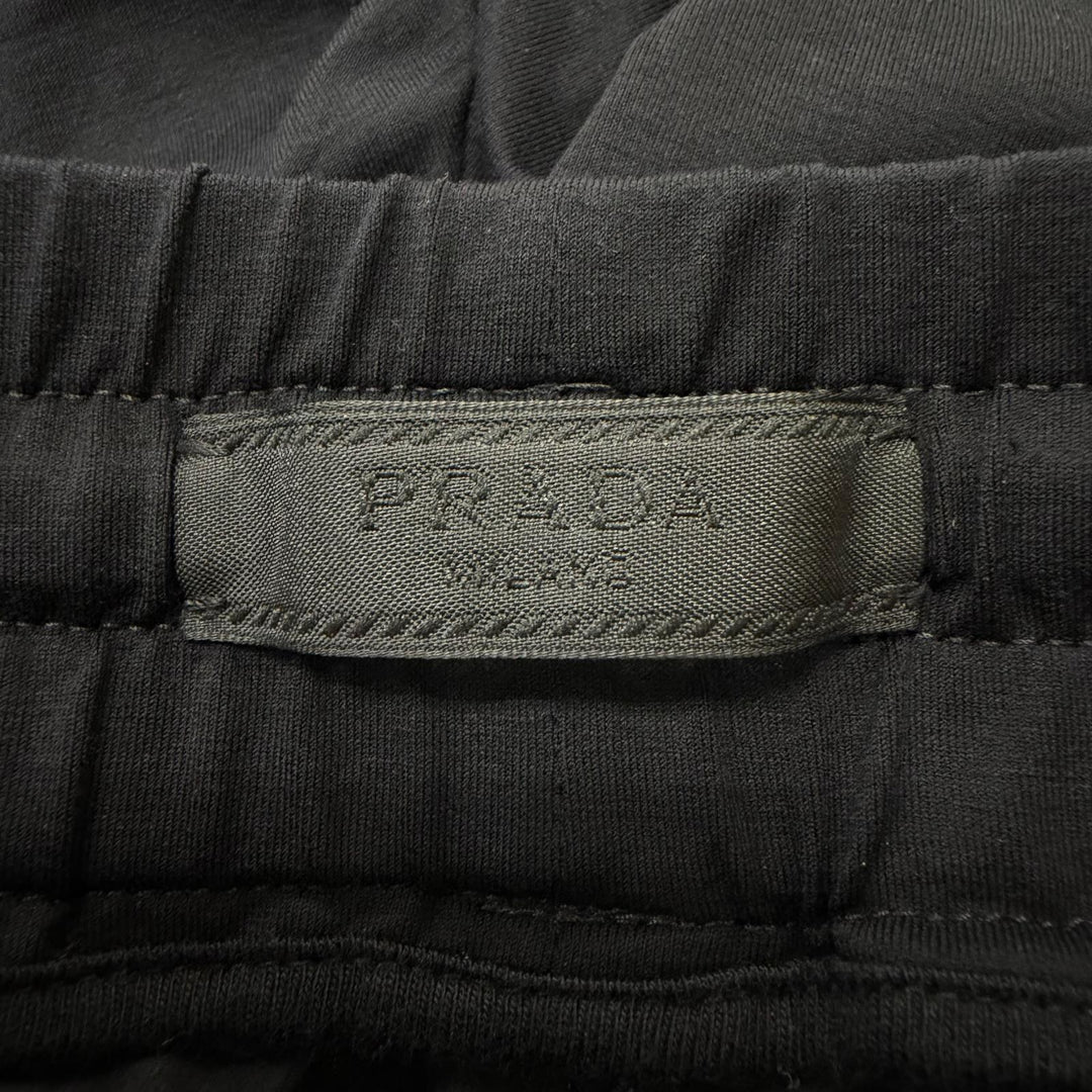 Great PRADA Pants Triangle Logo Re-Nylon Technical Cotton Joggers