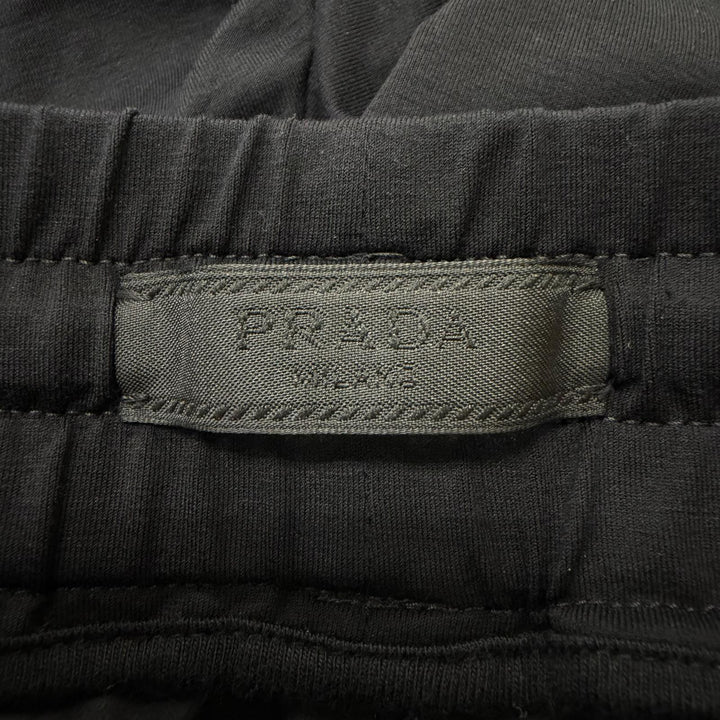 Great PRADA Pants Triangle Logo Re-Nylon Technical Cotton Joggers