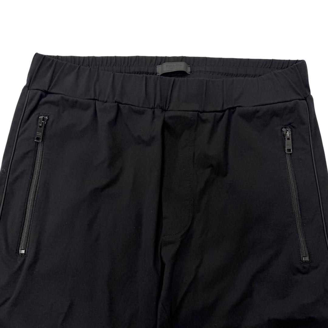 Great PRADA Pants Triangle Logo Re-Nylon Technical Cotton Joggers