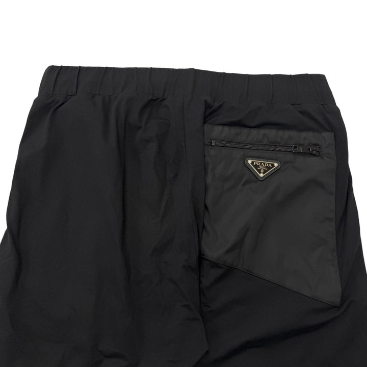 Great PRADA Pants Triangle Logo Re-Nylon Technical Cotton Joggers