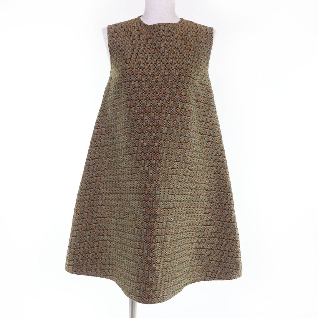 Excellent MM6 Maison Margiela one piece No sleeve Green system 36 S52CT0257
