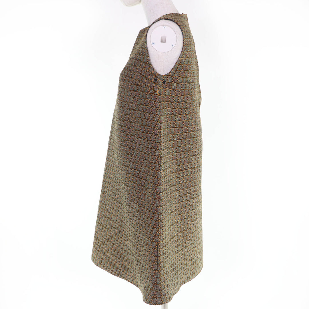 Excellent MM6 Maison Margiela one piece No sleeve Green system 36 S52CT0257