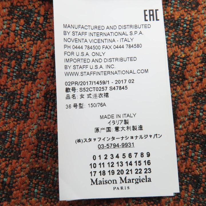 Excellent MM6 Maison Margiela one piece No sleeve Green system 36 S52CT0257