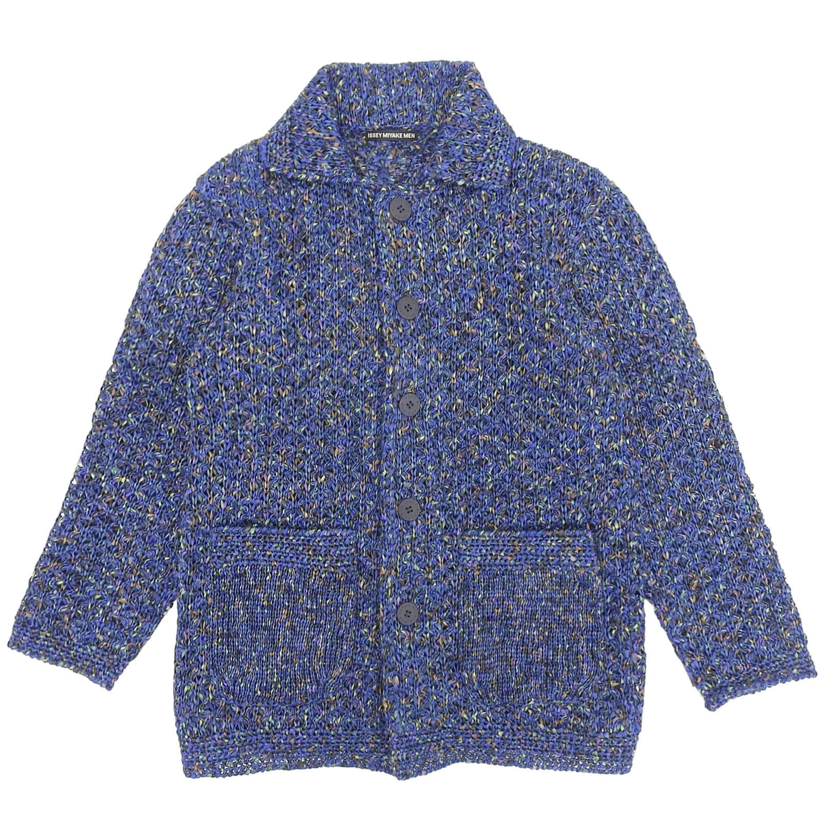 Excellent ISSEY MIYAKE MEN Jacket blue polyester mens 1 ME61KO165