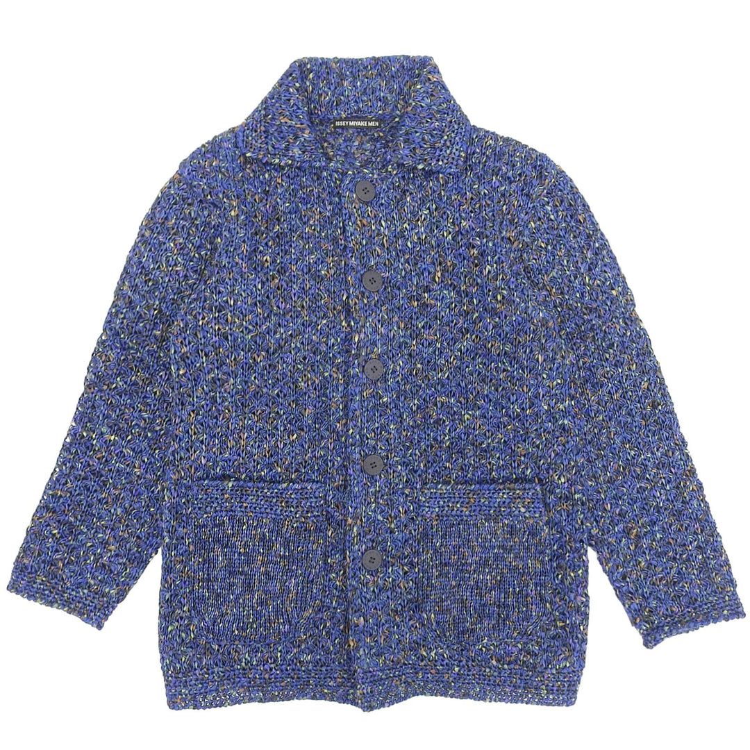 Excellent ISSEY MIYAKE MEN Jacket blue polyester mens 1 ME61KO165