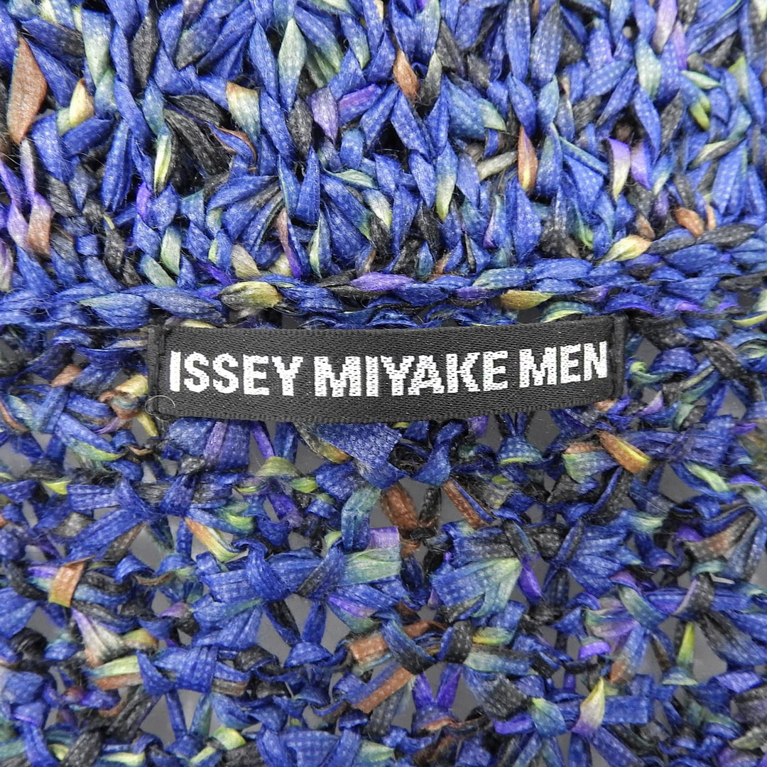 Excellent ISSEY MIYAKE MEN Jacket blue polyester mens 1 ME61KO165