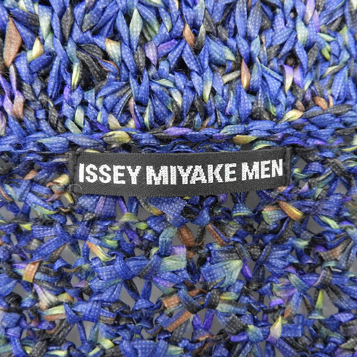 Excellent ISSEY MIYAKE MEN Jacket blue polyester mens 1 ME61KO165