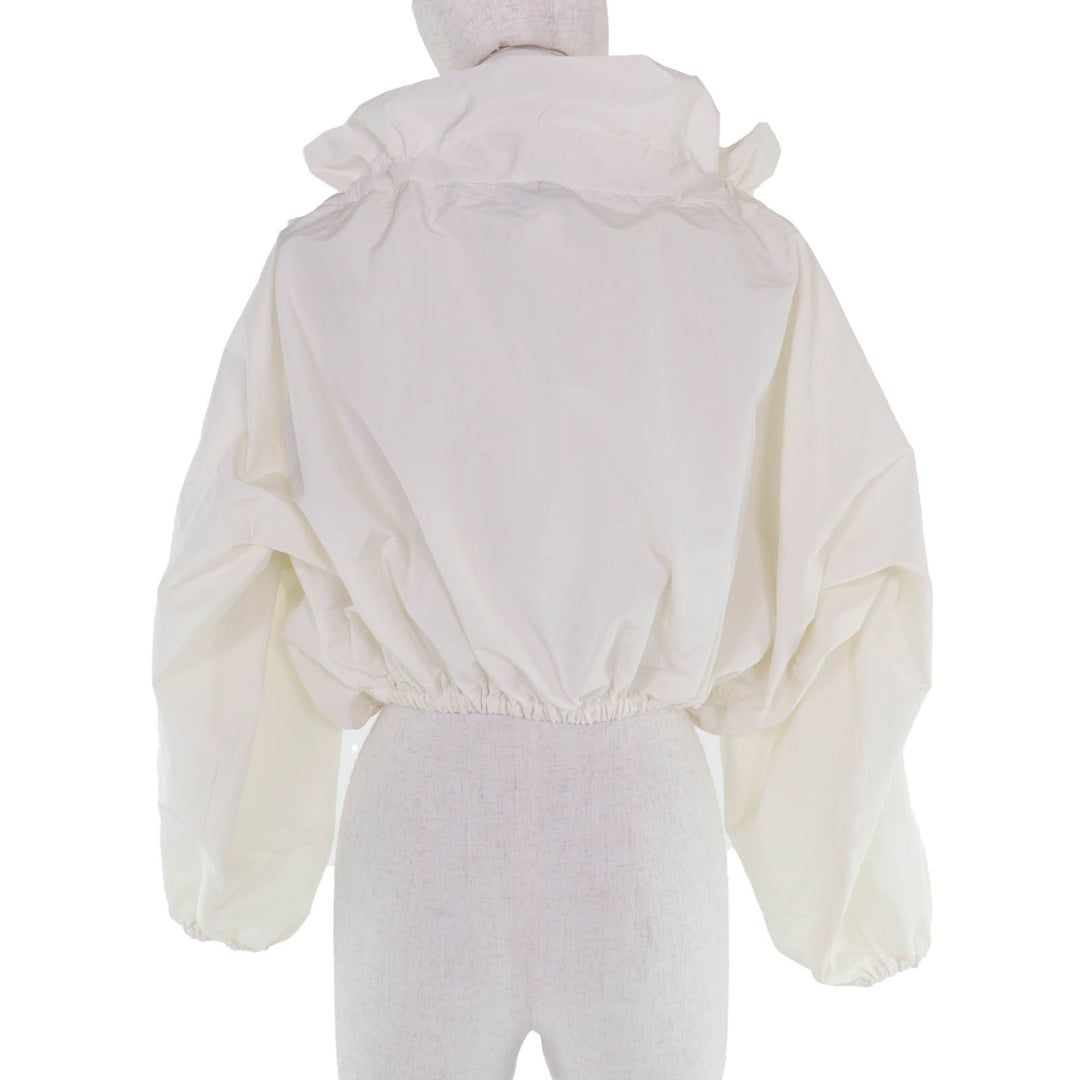 Excellent PATOU tops Organic cotton drawstring puff sleeves 34 TO0320011007W
