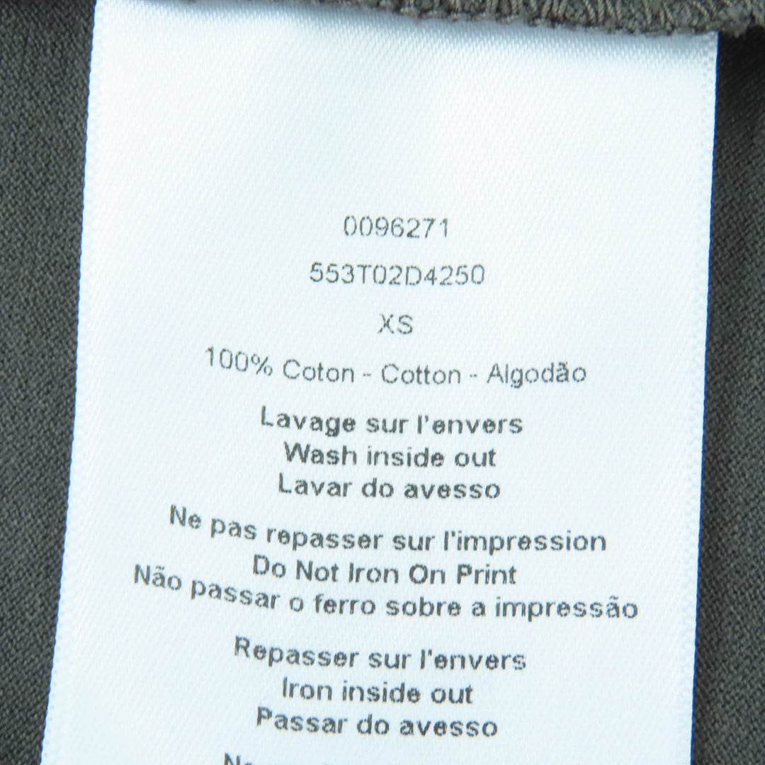 Excellent Christian Dior Tank top J'Adore Dior Distressed cotton jersey gray