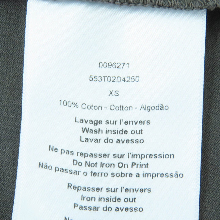Excellent Christian Dior Tank top J'Adore Dior Distressed cotton jersey gray