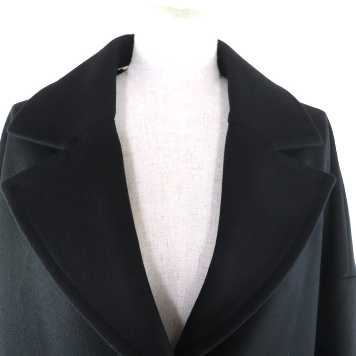 Pristine Mackintosh coat HUMBIE CHESTER COCOON black wool Women 8 L242MO1149FM2K