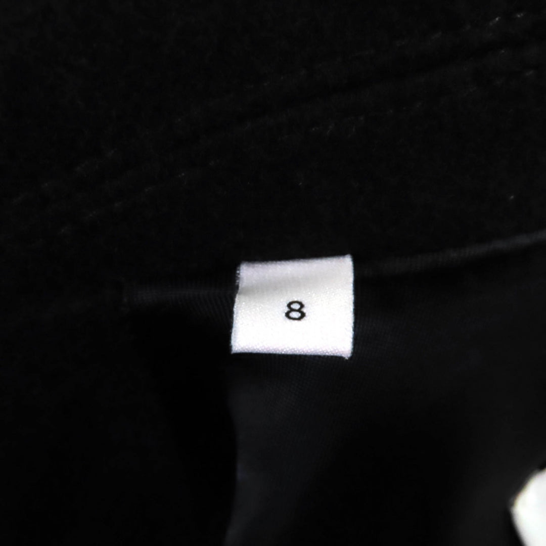 Pristine Mackintosh coat HUMBIE CHESTER COCOON black wool Women 8 L242MO1149FM2K