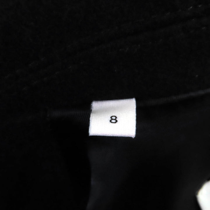 Pristine Mackintosh coat HUMBIE CHESTER COCOON black wool Women 8 L242MO1149FM2K