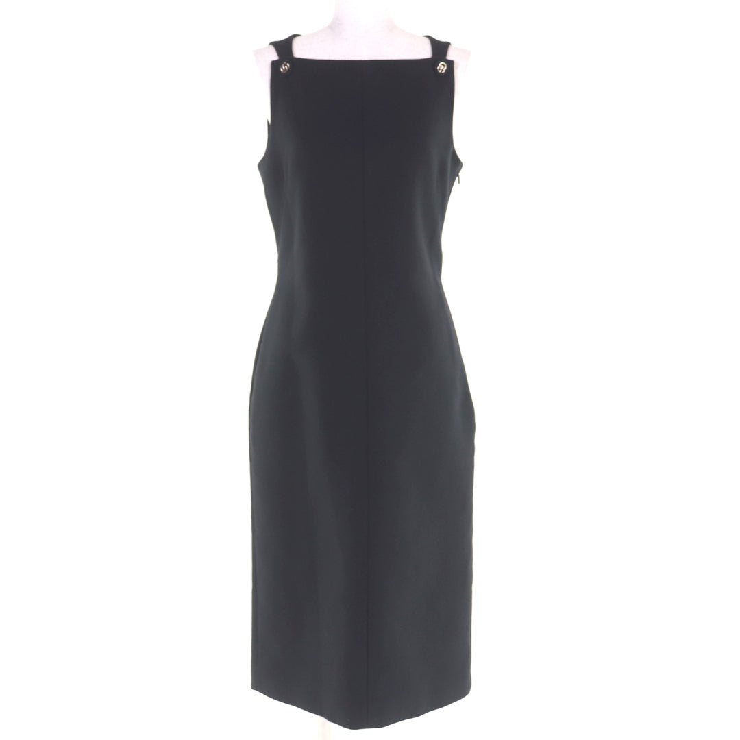 Excellent GUCCI one piece black cotton Women 42 813807