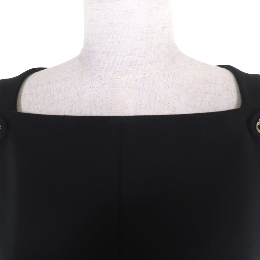 Excellent GUCCI one piece black cotton Women 42 813807