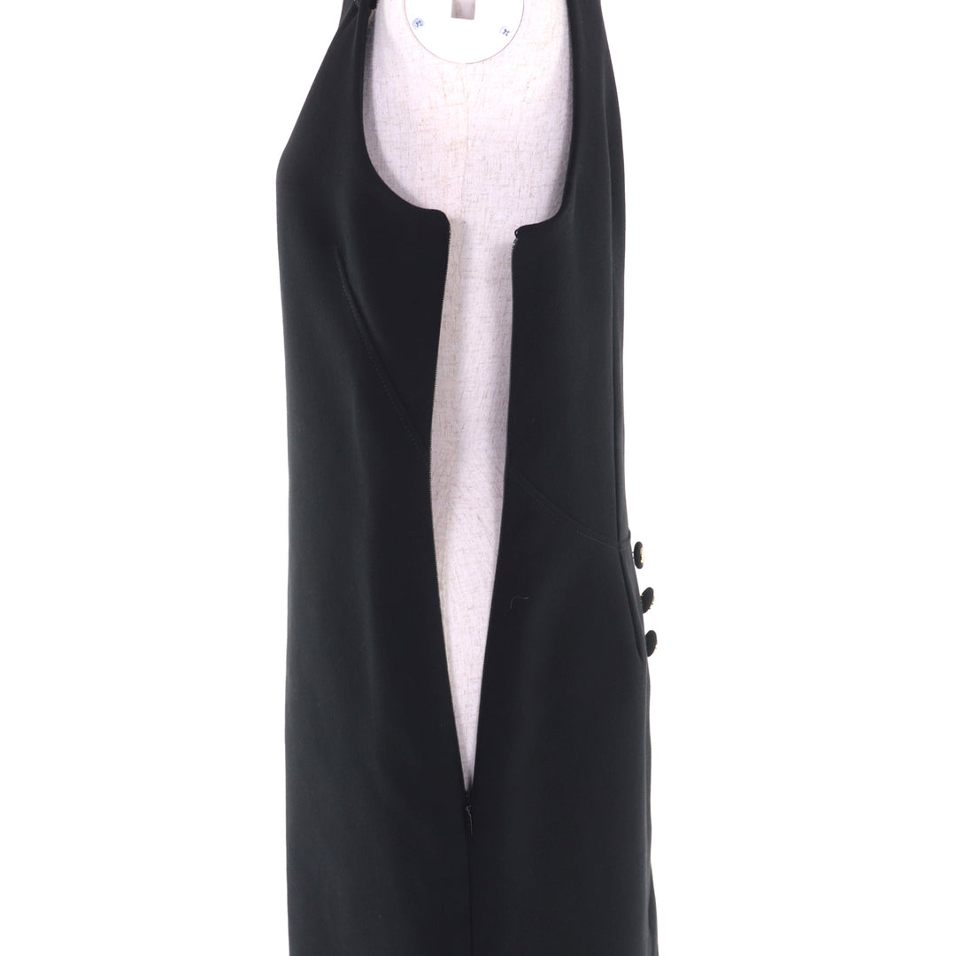 Excellent GUCCI one piece black cotton Women 42 813807