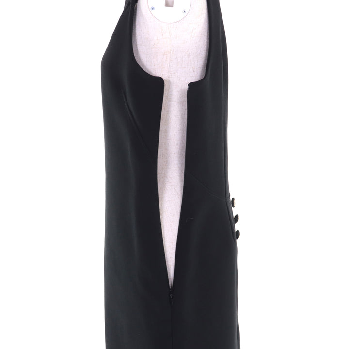 Excellent GUCCI one piece black cotton Women 42 813807