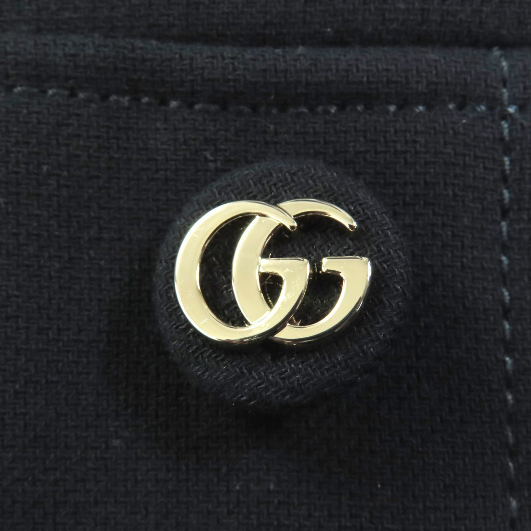 Excellent GUCCI one piece black cotton Women 42 813807