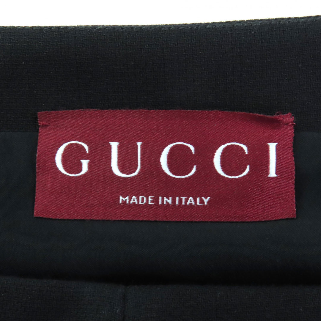 Excellent GUCCI one piece black cotton Women 42 813807