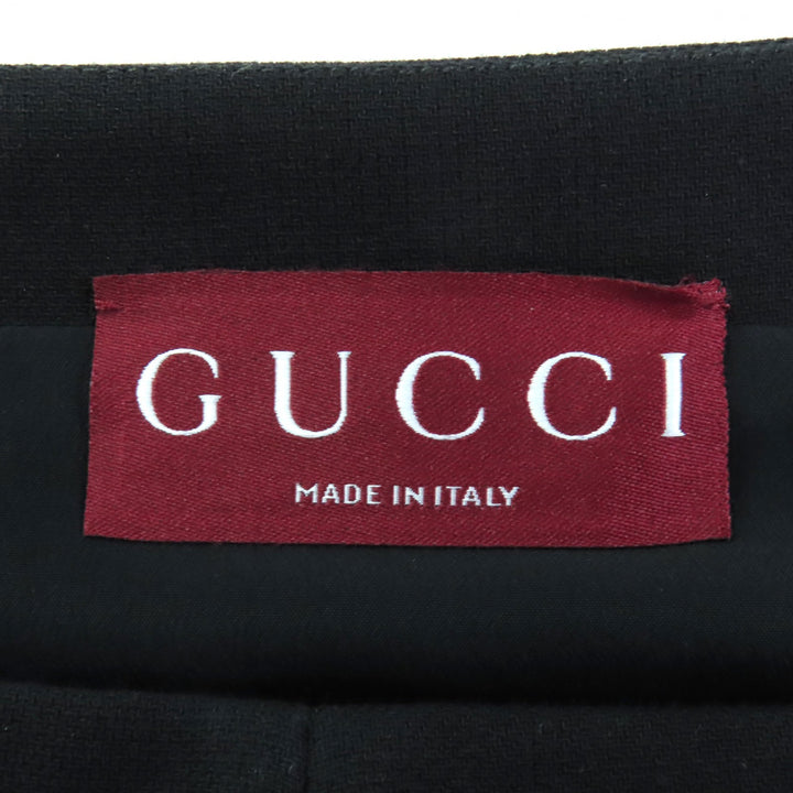 Excellent GUCCI one piece black cotton Women 42 813807