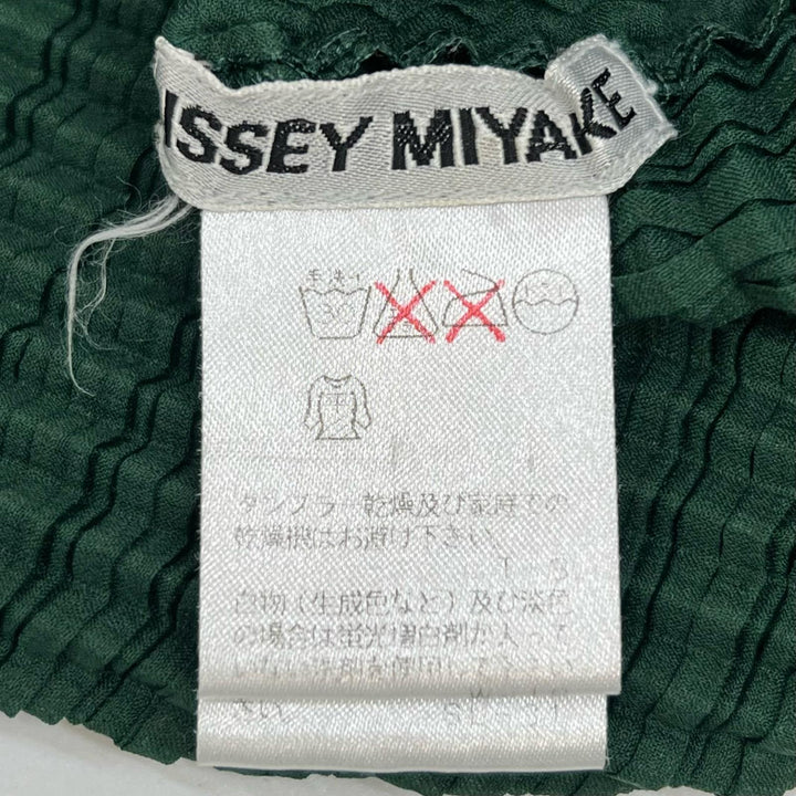 Excellent ISSEY MIYAKE T-shirt Waffle-knit high-neck long-sleeved M IM71-FJ507