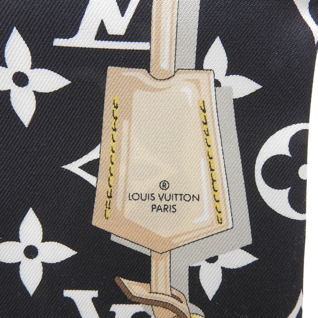 Excellent LOUIS VUITTON scarf Bando Monogram Confidential bandana silk M78656
