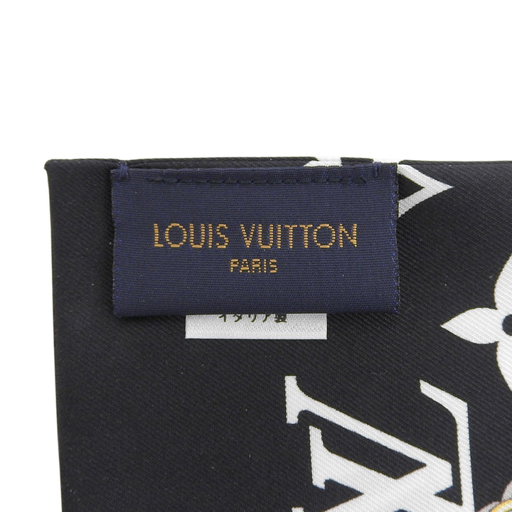 Excellent LOUIS VUITTON scarf Bando Monogram Confidential bandana silk M78656