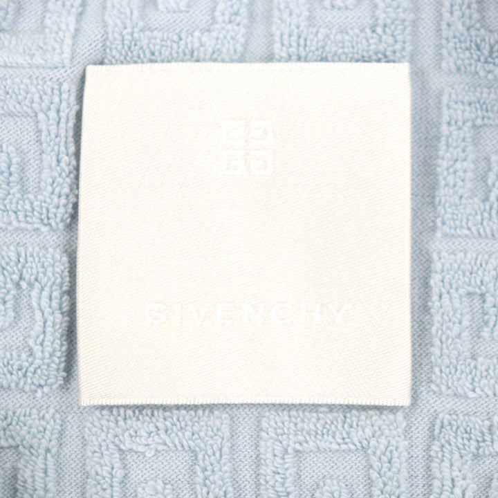 Pristine GIVENCHY Short sleeve T-shirt Light blue cotton mens M BM71JA3YF0
