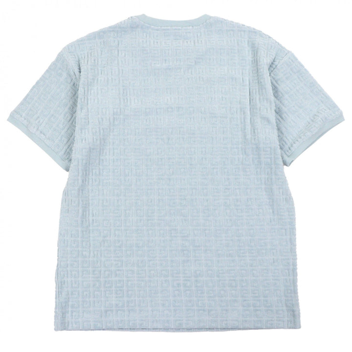 Pristine GIVENCHY Short sleeve T-shirt Light blue cotton mens M BM71JA3YF0