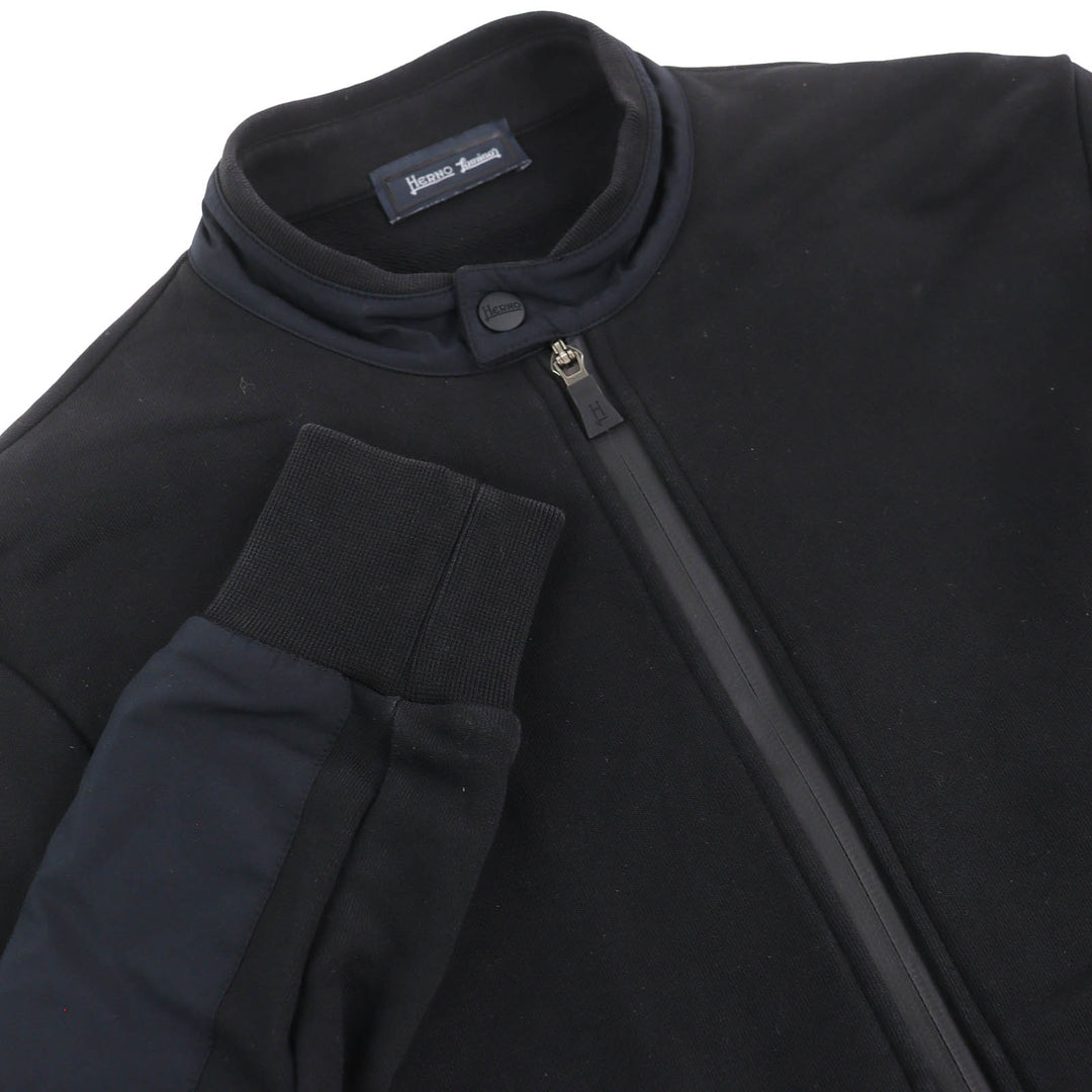Discounted Very Good Herno Jacket Logo cotton sweatshirt with zip closure 46 JC002UL-50017