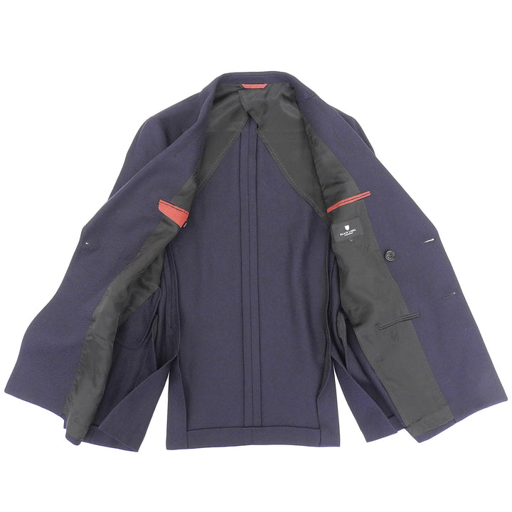 Excellent BLACK LABELCRESTBRIDGE Jacket Dark navy wool mens L 51D70-870-29