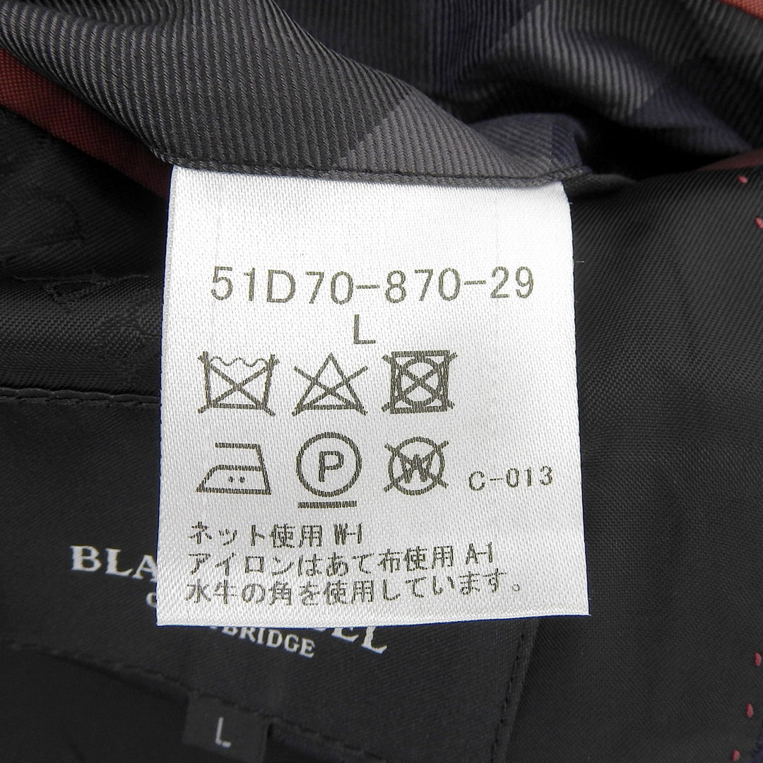 Excellent BLACK LABELCRESTBRIDGE Jacket Dark navy wool mens L 51D70-870-29