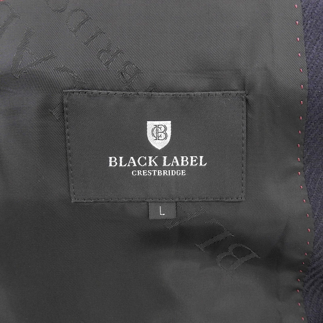 Excellent BLACK LABELCRESTBRIDGE Jacket Dark navy wool mens L 51D70-870-29