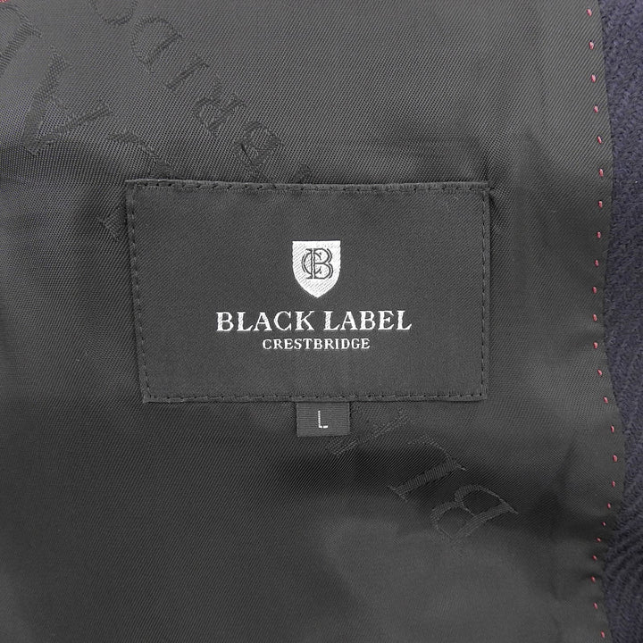 Excellent BLACK LABELCRESTBRIDGE Jacket Dark navy wool mens L 51D70-870-29