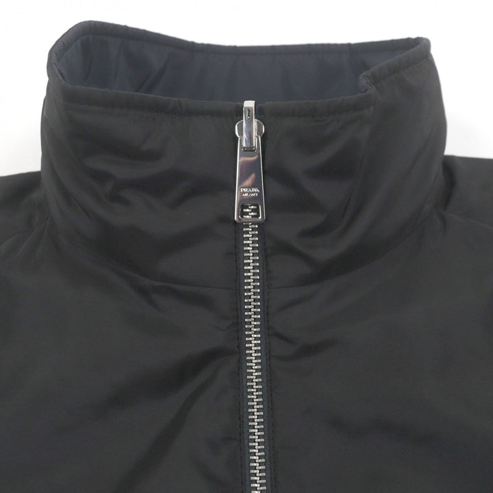 Very Good PRADA Jacket black recycled polyester mens 46 SGB223