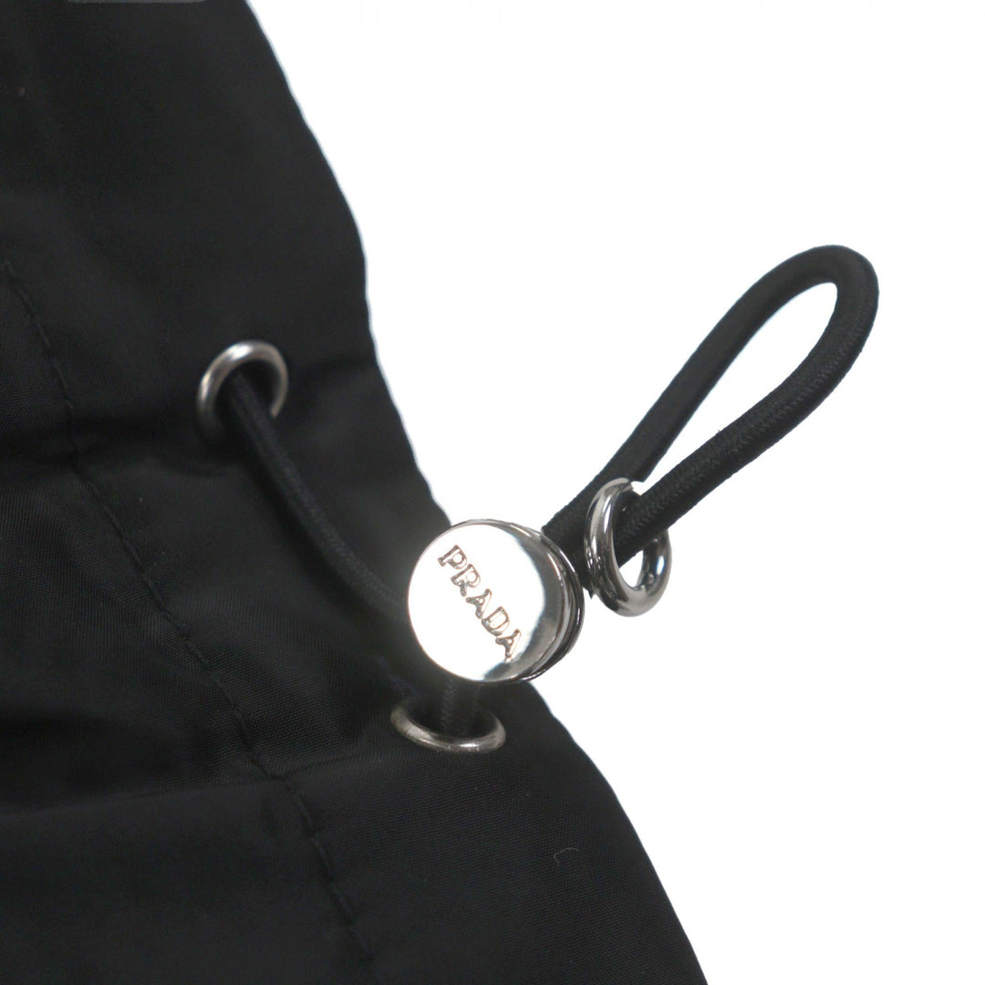 Very Good PRADA Jacket black recycled polyester mens 46 SGB223