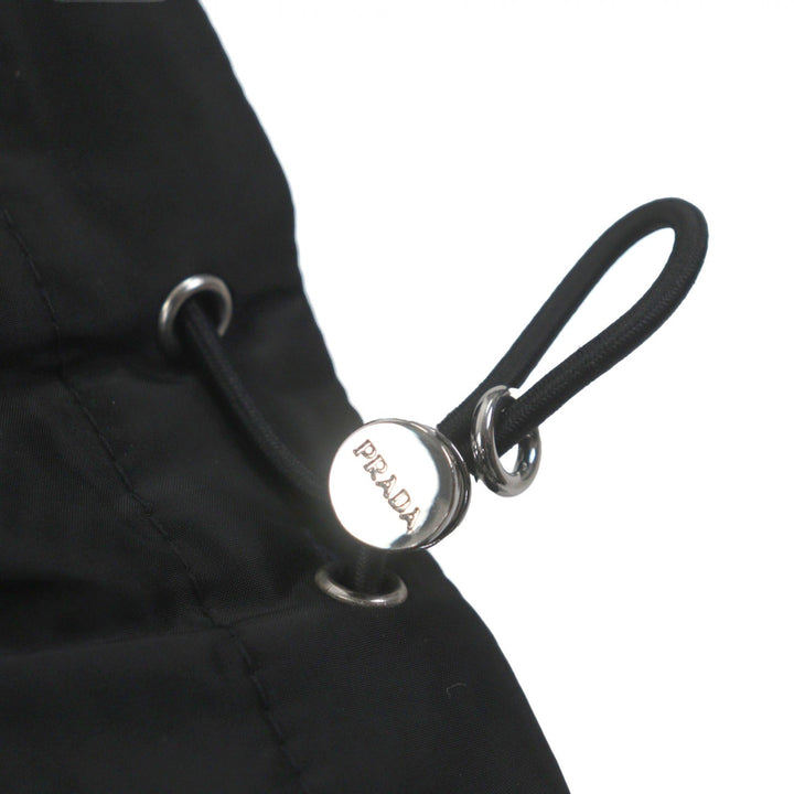 Very Good PRADA Jacket black recycled polyester mens 46 SGB223