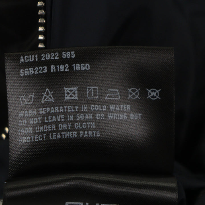 Very Good PRADA Jacket black recycled polyester mens 46 SGB223