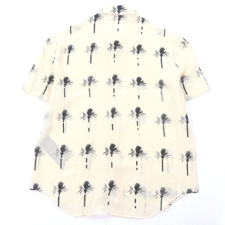 Excellent SAINT LAURENT PARIS Short sleeve shirt Palm tree