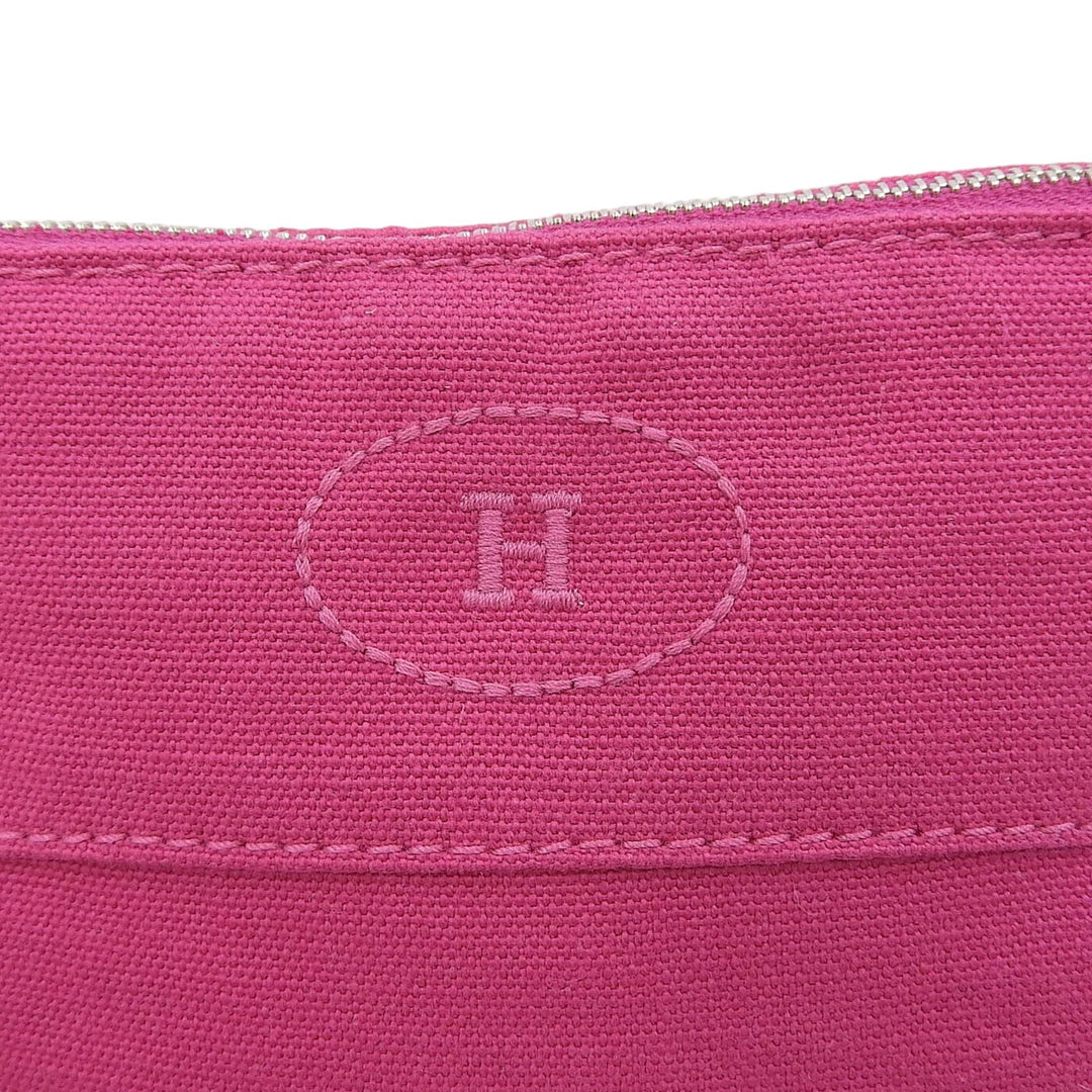 Pristine HERMES Pouch Bored Pouch PM pink cotton Women