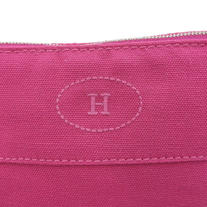 Pristine HERMES Pouch Bored Pouch PM pink cotton Women